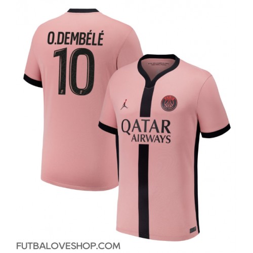 Dres Paris Saint-Germain Ousmane Dembele #10 Tretina 2024-25 Krátky Rukáv